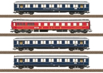 Trix T23233 - H0 - 4-tlg. Set Personenwagen F41 Senator, DB